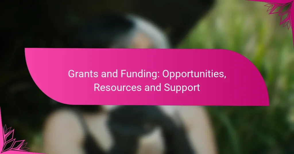 Grants and Funding: Opportunities, Resources and Support